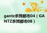 gantz杀戮都市04（GANTZ杀戮都市08）