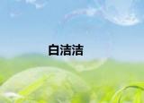 白洁洁