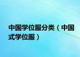 中国学位服分类（中国式学位服）