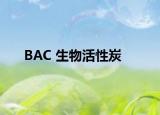 BAC 生物活性炭