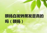 颐扬白发转黑发是真的吗（颐扬）