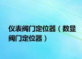 仪表阀门定位器（数显阀门定位器）