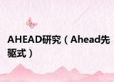 AHEAD研究（Ahead先驱式）