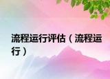 流程运行评估（流程运行）
