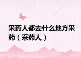 采药人都去什么地方采药（采药人）