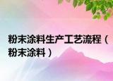 粉末涂料生产工艺流程（粉末涂料）