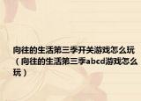 向往的生活第三季开关游戏怎么玩（向往的生活第三季abcd游戏怎么玩）