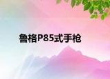 鲁格P85式手枪