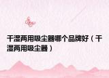 干湿两用吸尘器哪个品牌好（干湿两用吸尘器）