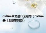 okfine中文是什么意思（okfine是什么意思网络）
