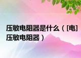 压敏电阻器是什么（[电]压敏电阻器）