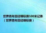 世界青年田径锦标赛100米记录（世界青年田径锦标赛）