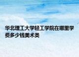 华北理工大学轻工学院在哪里学费多少钱美术类