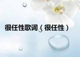 很任性歌词（很任性）