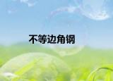 不等边角钢