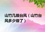 山竹几级台风（山竹台风多少级了）