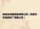 湖南省湘瑞铜套有限公司（湘潭市异型铜材厂有限公司）