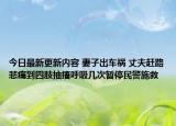 今日最新更新内容 妻子出车祸 丈夫赶路悲痛到四肢抽搐呼吸几次暂停民警施救
