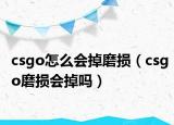 csgo怎么会掉磨损（csgo磨损会掉吗）