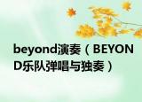 beyond演奏（BEYOND乐队弹唱与独奏）