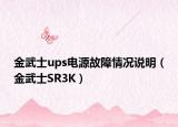 金武士ups电源故障情况说明（金武士SR3K）