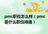 pmc职位怎么样（pmc是什么职位待遇）