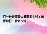 打一针玻尿酸大概要多少钱（玻尿酸打一针多少钱）