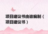 项目建议书由谁编制（项目建议书）