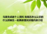 马赛克卓越个人资料 和周迅怎么认识的什么时候在一起具体情况详细内容介绍