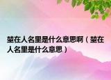 堃在人名里是什么意思啊（堃在人名里是什么意思）