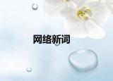 网络新词