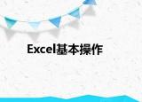 Excel基本操作