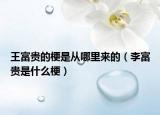 王富贵的梗是从哪里来的（李富贵是什么梗）