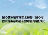 猪心放冰箱冰冻怎么保存（猪心可以冷冻保存吗猪心放冰箱冷藏好吗）