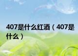 407是什么红酒（407是什么）