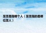 至圣是指哪个人（至圣指的是哪位圣人）