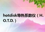 hotdisk导热系数仪（H.O.T.D.）