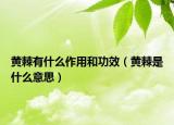 黄棘有什么作用和功效（黄棘是什么意思）