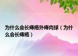 为什么会长痔疮外痔肉球（为什么会长痔疮）