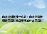 商店招财摆件什么好（商店里摆放哪些花招财商店里摆放什么花招财）