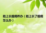 脸上长痤疮咋办（脸上长了痤疮怎么办）