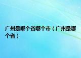 广州是哪个省哪个市（广州是哪个省）