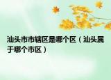 汕头市市辖区是哪个区（汕头属于哪个市区）
