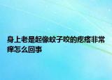 身上老是起像蚊子咬的疙瘩非常痒怎么回事