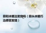 蒜和冰糖治发烧吗（蒜头冰糖巧治感冒发烧）