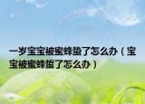 一岁宝宝被蜜蜂蛰了怎么办（宝宝被蜜蜂蜇了怎么办）