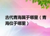 古代青海属于哪里（青海位于哪里）