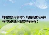 杨桃需要冷藏吗?（杨桃能放冷库保存吗杨桃能不能放冷库保存）