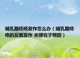 哺乳期痔疮发作怎么办（哺乳期痔疮的反复发作 关键在于预防）