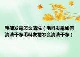 毛呢发霉怎么清洗（毛料发霉如何清洗干净毛料发霉怎么清洗干净）